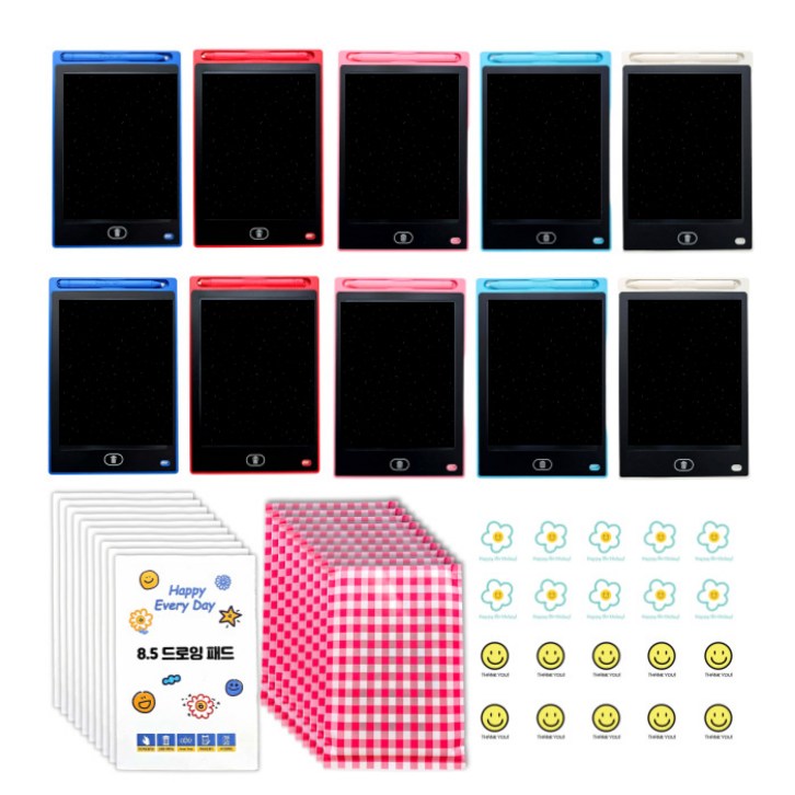 미포리댁 어린이집 생일 답례품 선물 유치원 구디백 유아 LCD 드로잉패드 장난감