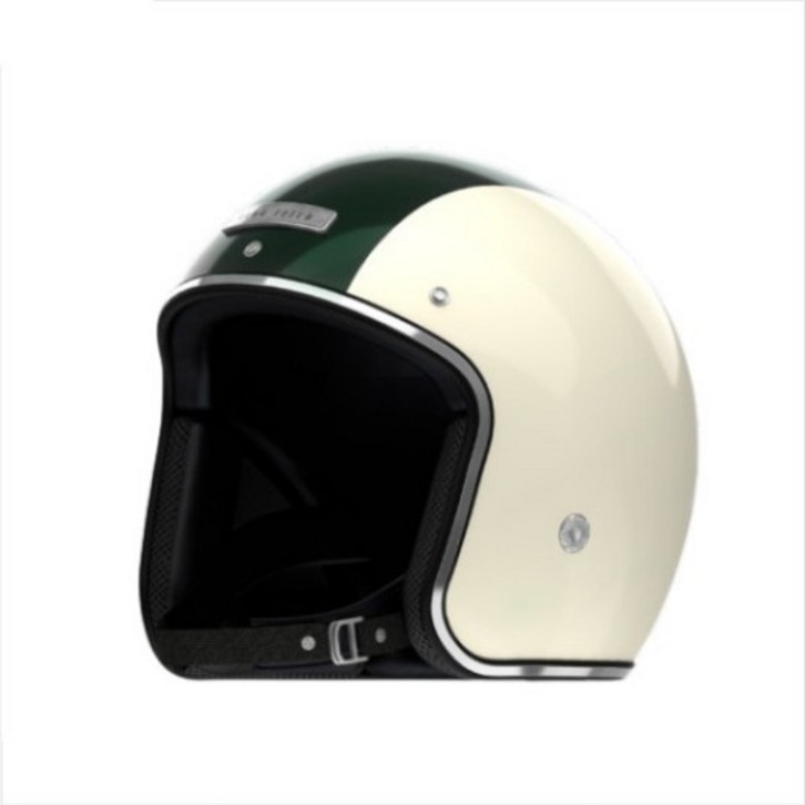 크랭크 레트로 오픈페이스 헬멧 스트라이프 소두핏