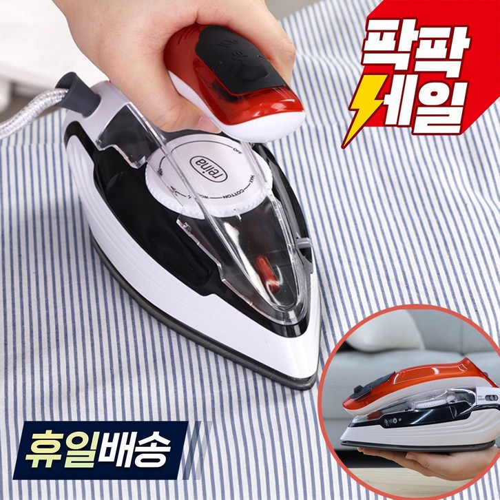 레이나 스팀다리미 RI7031ST 접이식 여행용 휴대용 강력스팀 해외사용 프리볼트 건습식겸용 전용파우치, RI7031ST