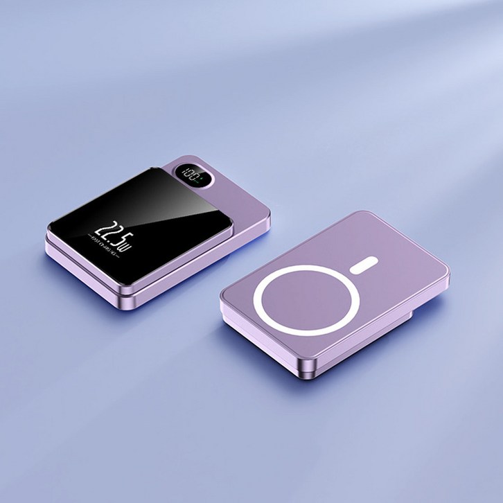 20000mAh 대용량 보조배터리 PD22.5W 급속충전 15W 무선충전 강력 흡착 맥세이프 보조배터리