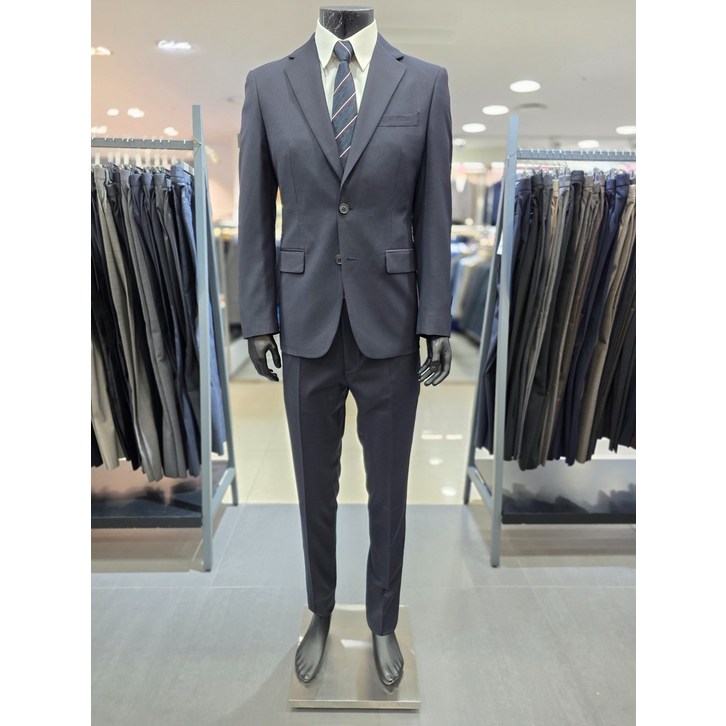 레노마 옴므 SS  봄,여름 네이비   울혼방 스판 정장 PIMSJ14BPBP