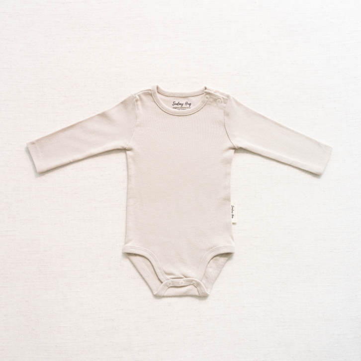 썬데이허그 데일리 밤부 긴팔 바디수트