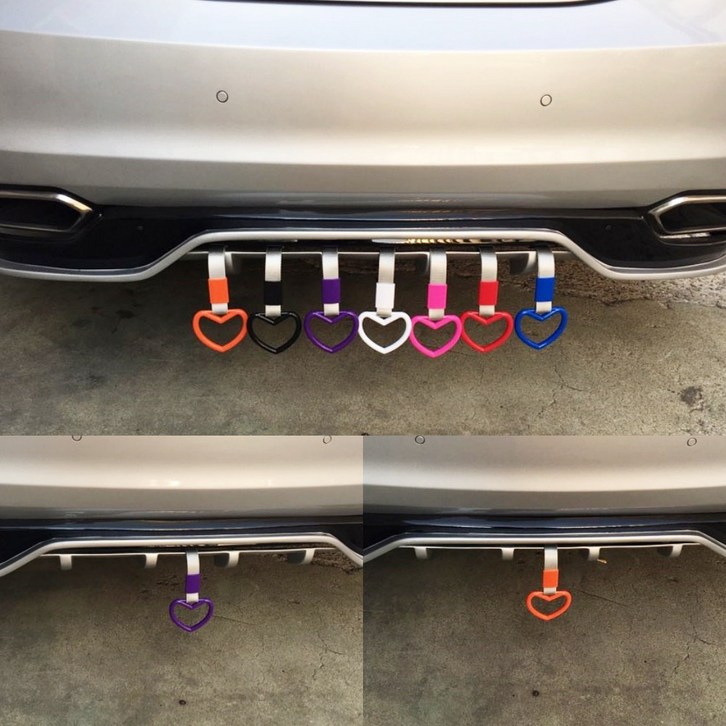 하트견인고리 자동차 튜닝 악세사리 포인트 견인고리, 하트견인고리