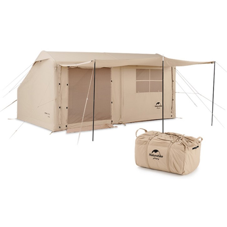 네이처하이크 젠 12Y 코튼 에어 텐트 감성 캐빈 쉘터 패밀리 캠핑 면혼방