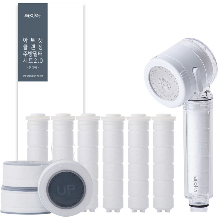 아토젯 클렌징 주방 핸디형  헤드필터 3p  바디필터 6p 세트, 1세트