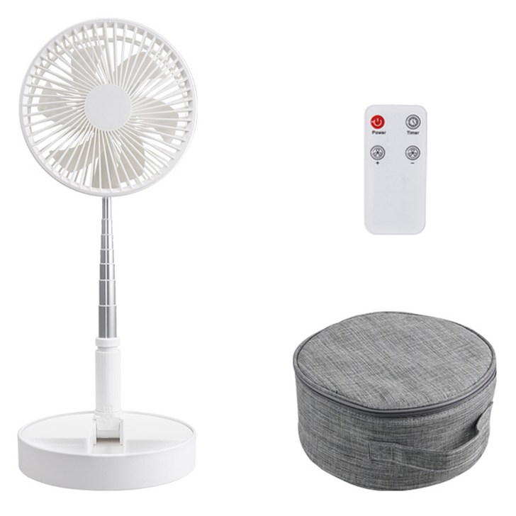 컴스 애니게이트 휴대용 선풍기 접이식 무선 스탠드  전용포켓 세트