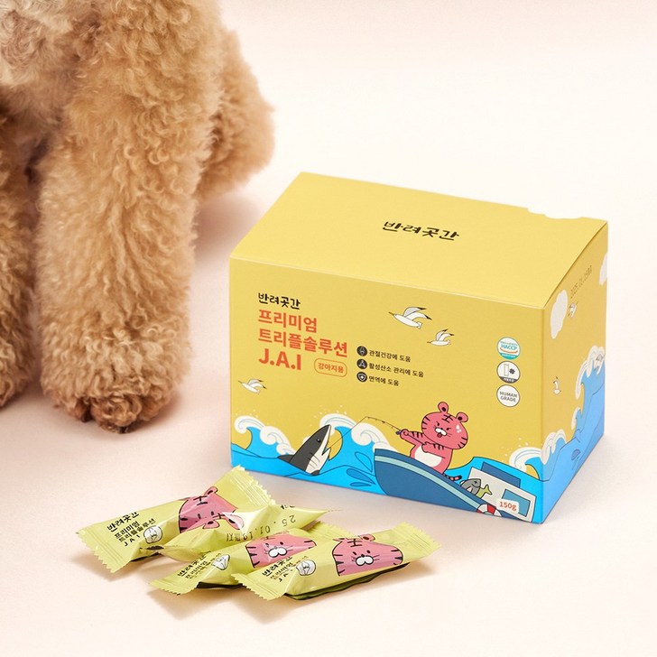 반려곳간 강아지 관절 연골 영양제 프리미엄 트리플솔루션 J.A.I 쓸개골탈구 면역 항산화 반려곳간 강아지 관절 연골 영양제 프리미엄 트리플솔루션 J.A.I 쓸개골탈구 면역 항산화
