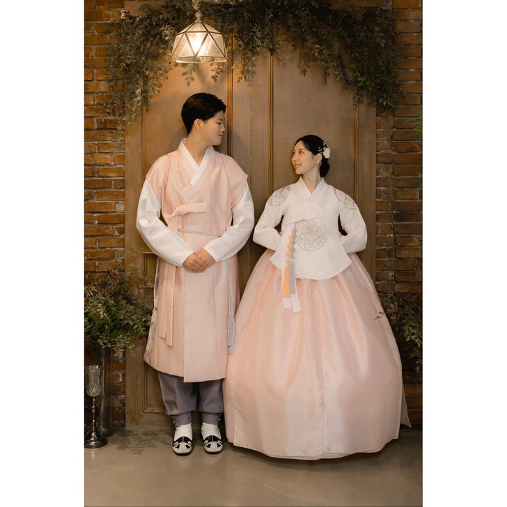 대여2인 신랑신부한복대여 커플한복 돌잔치 웨딩촬영한복