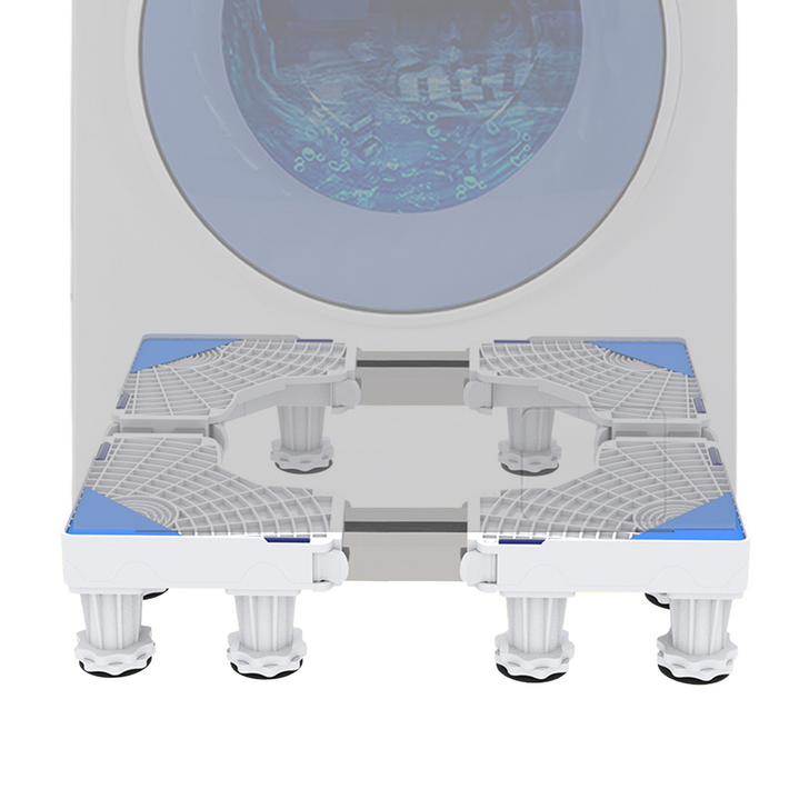 내집클로버 세탁기 받침대 더블 프레임 12발 드럼 통돌이 건조기 소음차단, 1개, NZDOUB12BGRAY