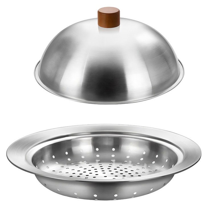 바겐슈타이거 더 바움 스텐 돔스티머 찜기  뚜껑 세트, 28cm, 1세트