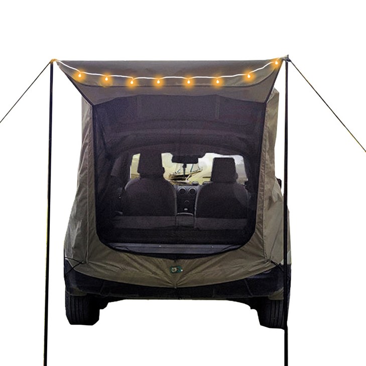 감성 카크닉 차박 트렁크텐트 폴대형 125 x 95 x 150 cm