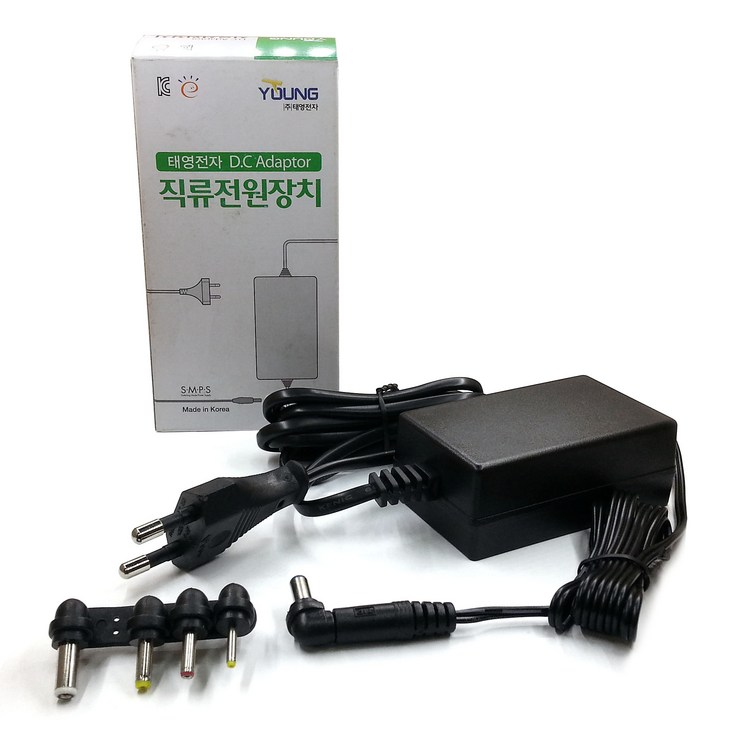 태영전자 직류전원장치 DC 어댑터 12V 2A