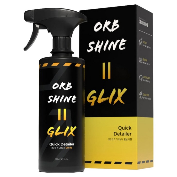 파인랩 글릭스 광택 코팅 물왁스 오브샤인 퀵 디테일러, 500ml, 1개