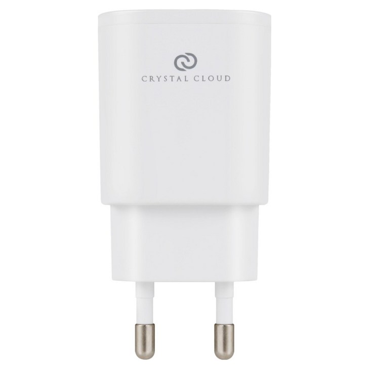 크리스탈클라우드 5V 1A 직류전원장치 충전 어댑터, 화이트, 1개