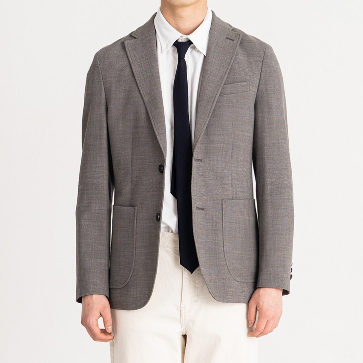 킨록바이킨록앤더슨 남성용 3D 엠보 클래식 자켓 MARZOTTO