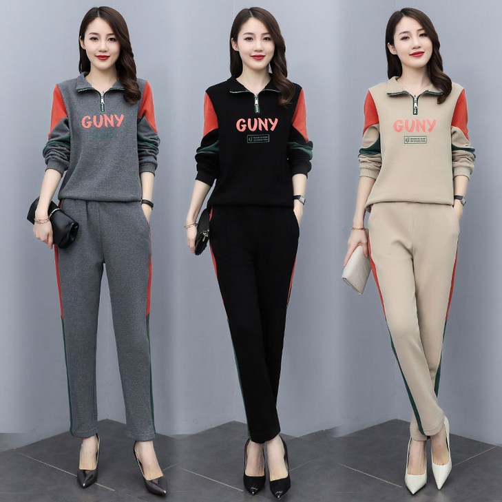 DarjinQD 상하의 후드 티셔츠 밴딩팬츠 세트 BH309 DarjinQD 상하의 후드 티셔츠 밴딩팬츠 세트 BH309