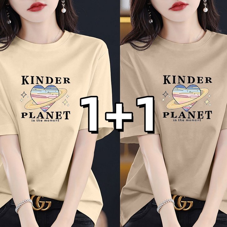 11 캐쥬얼 여성 라운드반팔티 프린팅 면 티셔츠 여름 쿨링티셔츠 여자 베이직 반팔 루즈핏 빅사이즈 상의 11 캐쥬얼 여성 라운드반팔티 프린팅 면 티셔츠 여름 쿨링티셔츠 여자 베이직 반팔 루즈핏 빅사이즈 상의