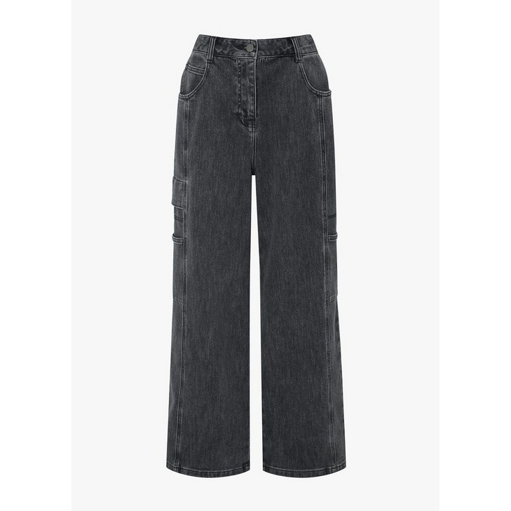 백화점 정품 25FW 잇미샤 아웃 포켓 스트레이트 데님 팬츠 ITQ2DPT780