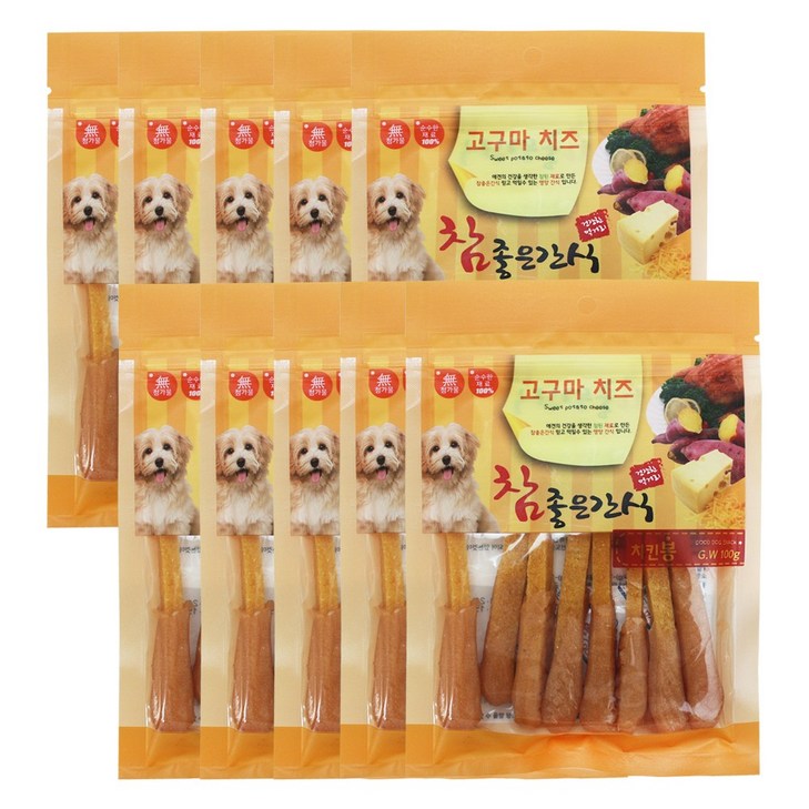 펫더맨 강아지 참좋은간식 고구마치즈