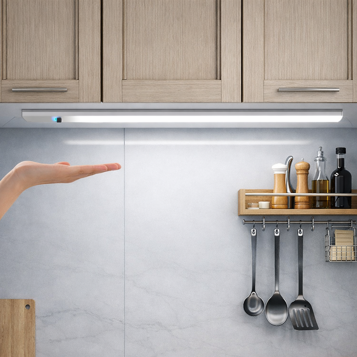 비상 핸드 모션감지 다용도 싱크대 주방 USB LED 조명 50cm