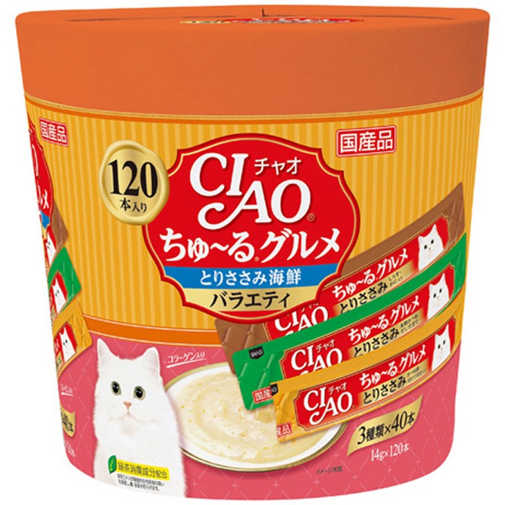 챠오 츄르 구루메 고양이 간식 120p