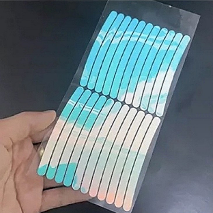 자전거 휠 스티커 데칼스티커 야광, 1개