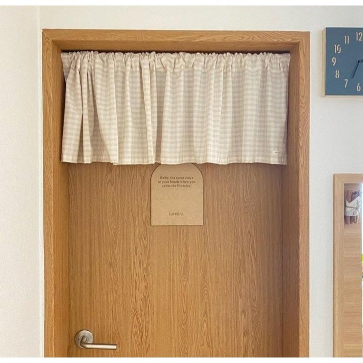 창문 가리개 가림막 커튼 주방 바란스 작은창 커튼