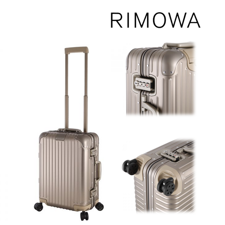 리모와 오리지널 캐빈 멀티휠 트롤리 캐리어 골드 티타늄 관부가세 택배비 무료