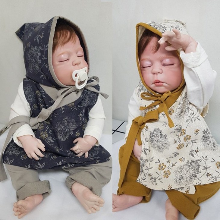 쁘띠드엔 LH 남자아기한복세트 계량 생활 퓨전 백일의상