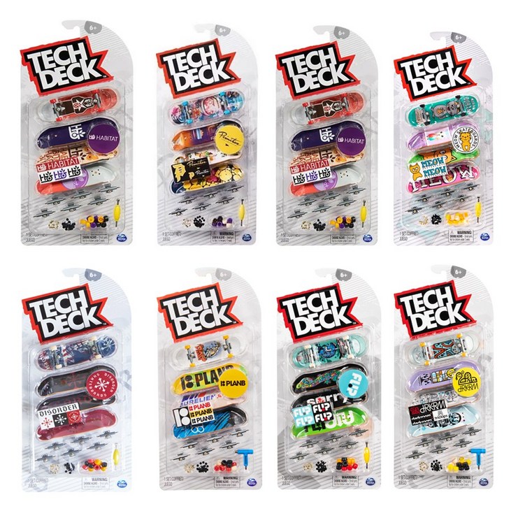 No200핑거보드 TECH DECK ULTRA DLX 4PACK