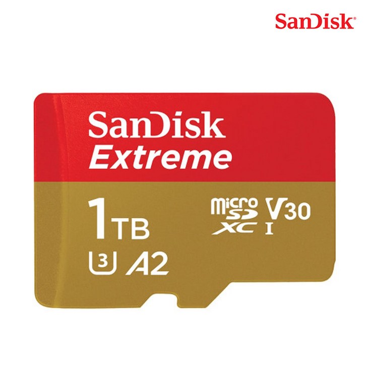 샌디스크 MicroSDXC Class10 Extreme SQXAV 4K 마이크로SD카드 블랙박스용메모리