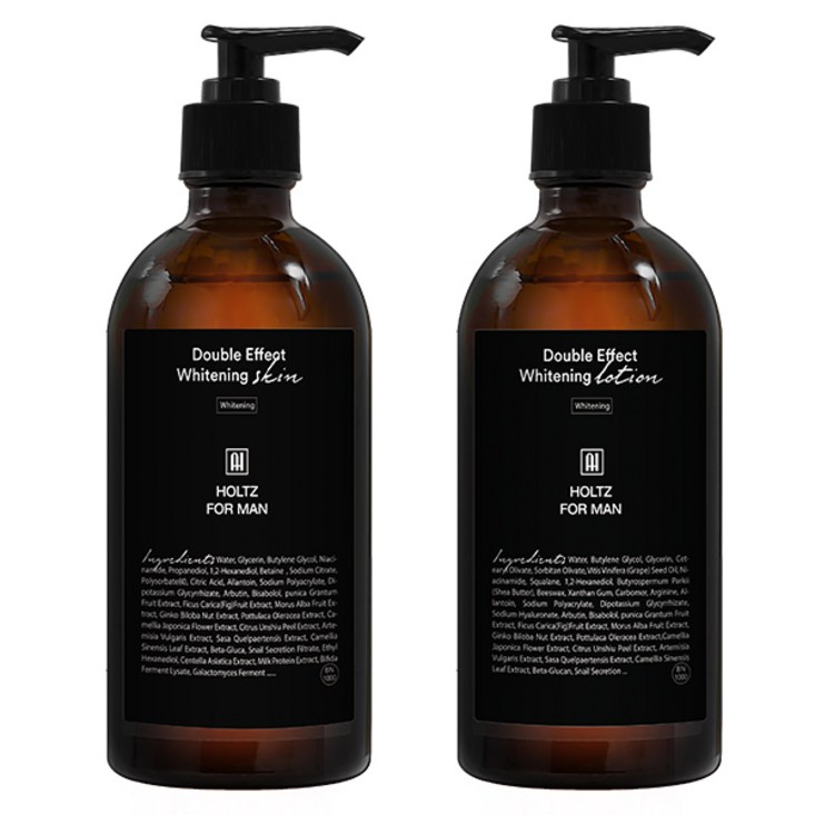 홀츠포맨 4배 더 강력한 미백 남자 스킨 로션 300ml 화이트닝 2종 세트 20대 30대 남성 화장품, 1세트 홀츠포맨 4배 더 강력한 미백 남자 스킨 로션 300ml 화이트닝 2종 세트 20대 30대 남성 화장품, 1세트