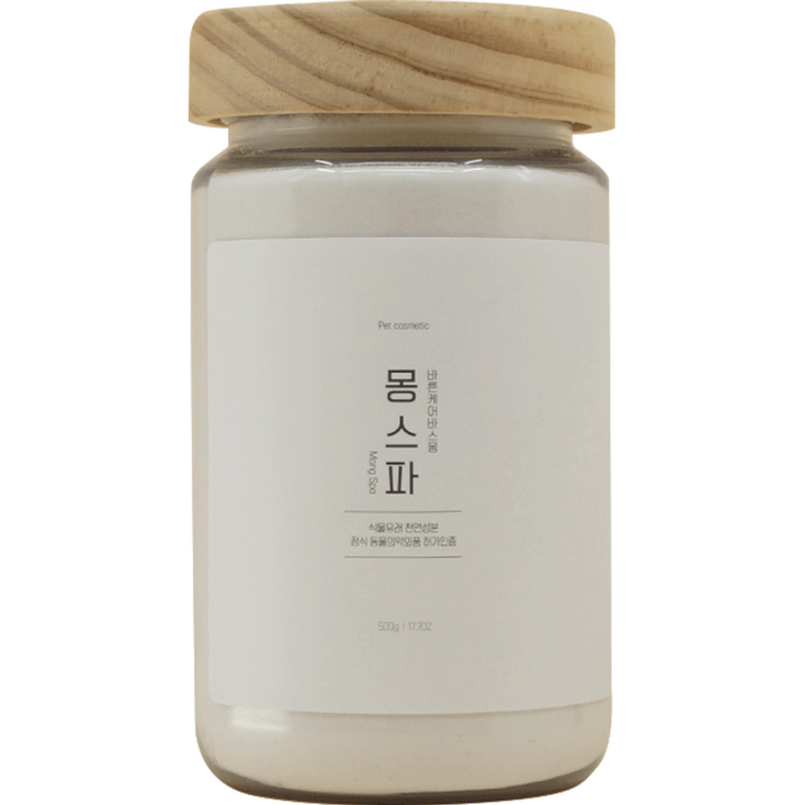 바스몽 몽스파 강아지 아로마 탄산 입욕제, 1개, 500g 바스몽 몽스파 강아지 아로마 탄산 입욕제, 1개, 500g