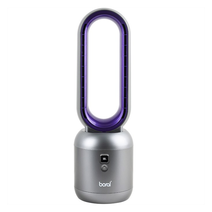 보랄 BLDC 무선 USB C타입 미니 6단 날개없는 저소음 선풍기 BRV145UF, BRV145UF퍼플
