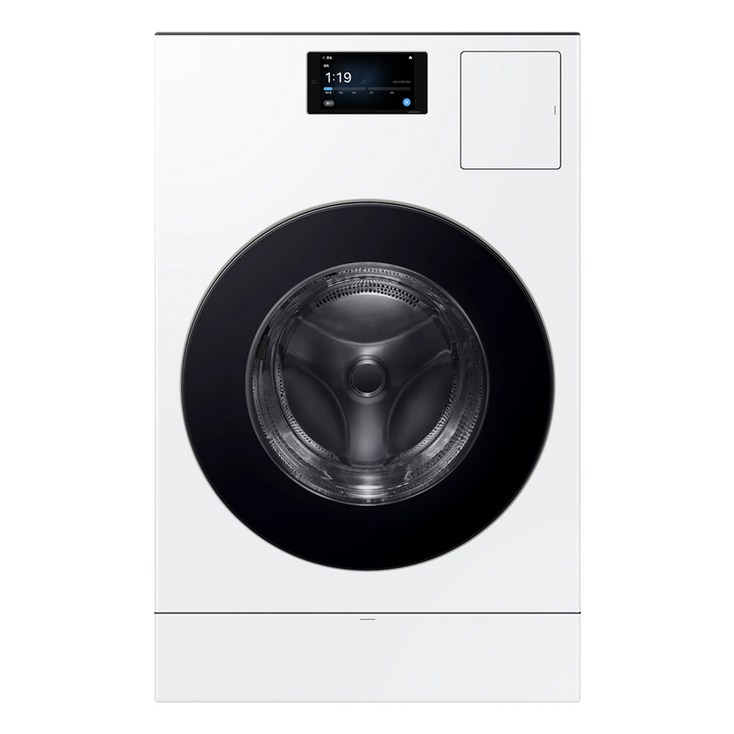 10 환급가전 삼성전자 BESPOKE AI 콤보 세탁기 LCD 177.8mm WD90F25CHW 25kg  18kg 방문설치