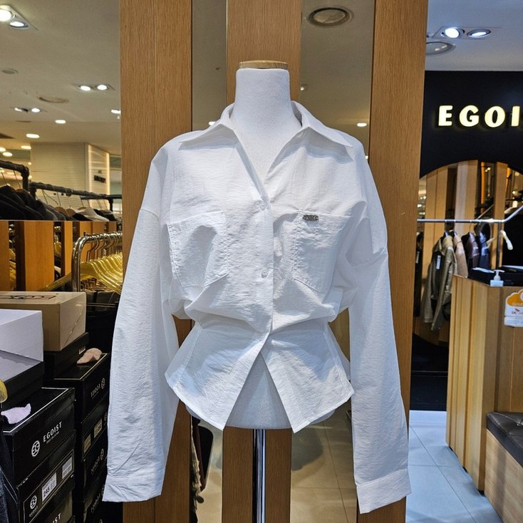 에고이스트 카라절개포인트블라우스ER4BX004BP