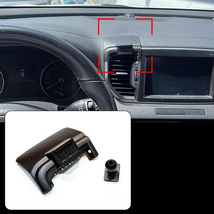 지파츠 기아 스포티지 QL 15년18년 전용 대시보드 차량용 핸드폰 송풍구 거치대 마운트