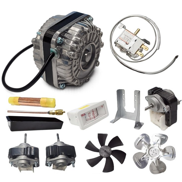 업소용냉장고 4W 팬모터 6W 9W 쇼케이스 냉동고 드라이어 콤프레셔 수리 부품