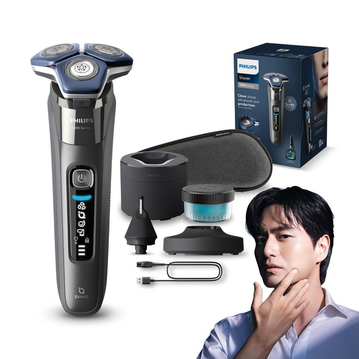 필립스 SkinIQ 7000 시리즈 전기면도기 세트 필립스 SkinIQ 7000 시리즈 전기면도기 세트