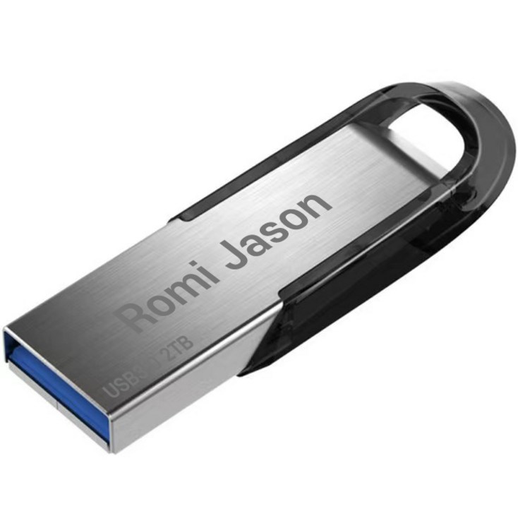 Romy Jason 라이프 디지털 USB 2.0 휴대용 2테라 대용량 메모리 2TB