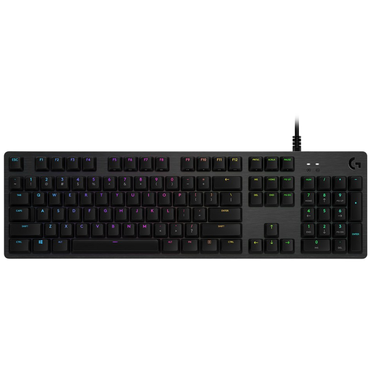 로지텍코리아 G512 CARBON 기계식 게이밍 키보드, G512 GX BLUE, 블랙, 청축