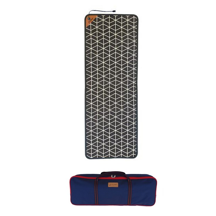 유캠프 스마트 탄소온열매트1인용 카본 DC 12V  1인용 가방 세트, 진그레이1인용가방 세트