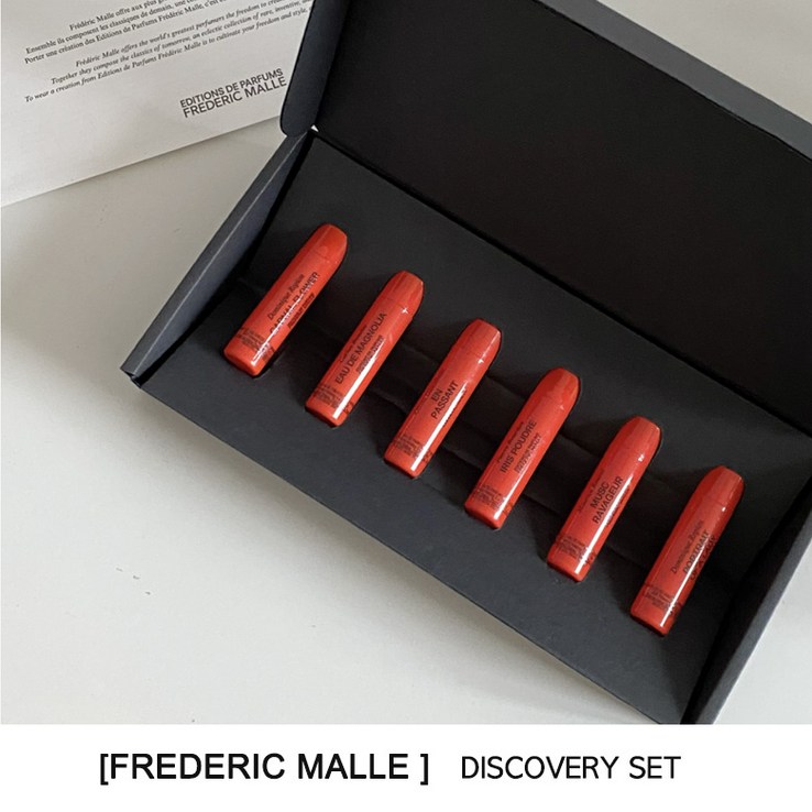 백화점 정품프레데릭말 디스커버리 세트 우먼 1.2ml x 6ea 카넬 플라워, 오 드 매그놀리아, 엉빠썽, 이리스 뿌드르, 뮤스크 라바줴, 포트레이트 오브 어 레이디