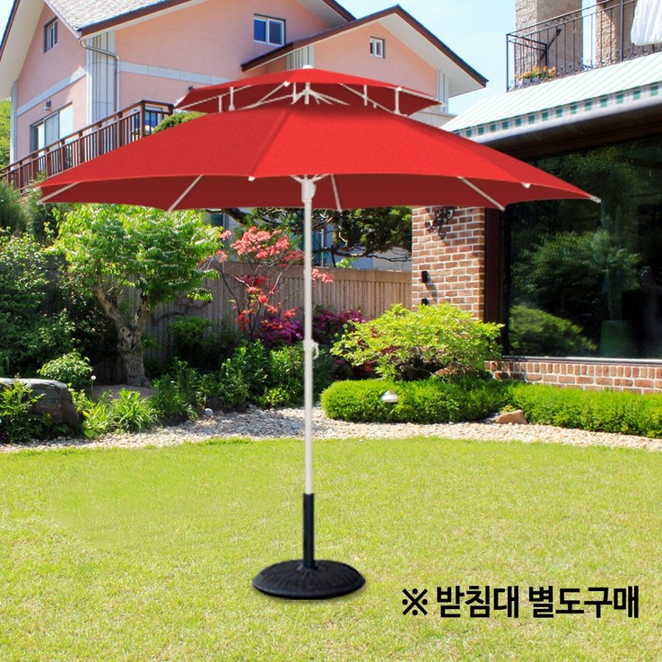 드림레저 산들바람 파라솔 2300 받침대 별매, 레드