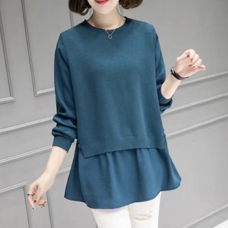 쩐쿠 가을 여성 이중블라우스 G235 쩐쿠 가을 여성 이중블라우스 G235