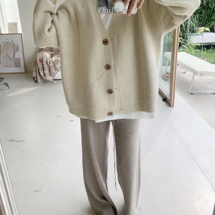 애플망고옷장 오버핏 기본 스벅롱니트가디건 여성겨울베이직 애플망고옷장 오버핏 기본 스벅롱니트가디건 여성겨울베이직