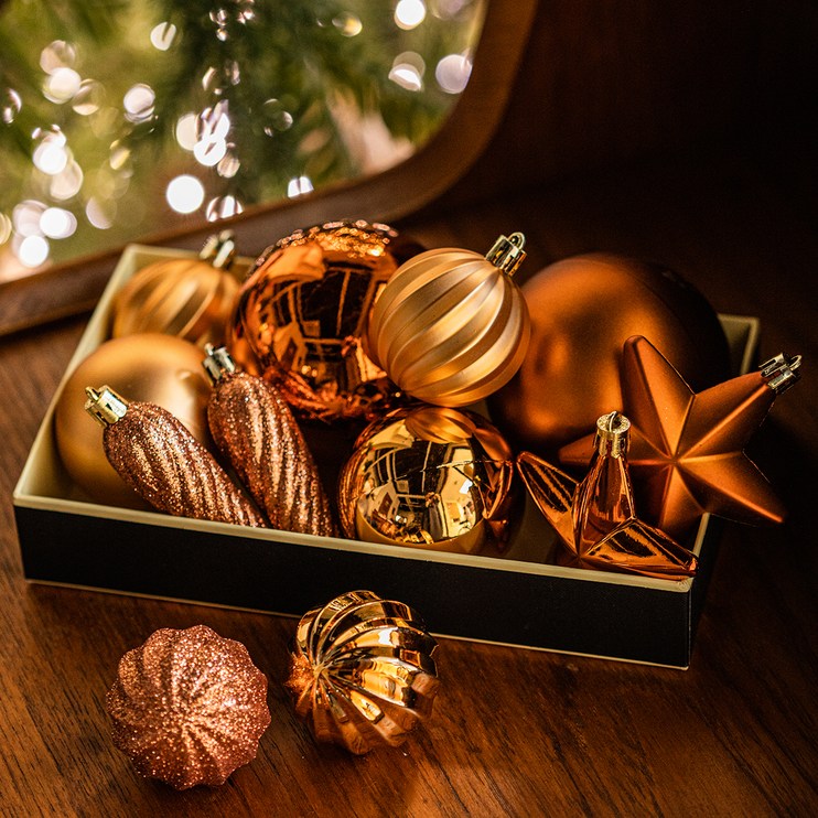 뷰티풀데코센스 크리스마스 오너먼트 장식볼 5종 세트