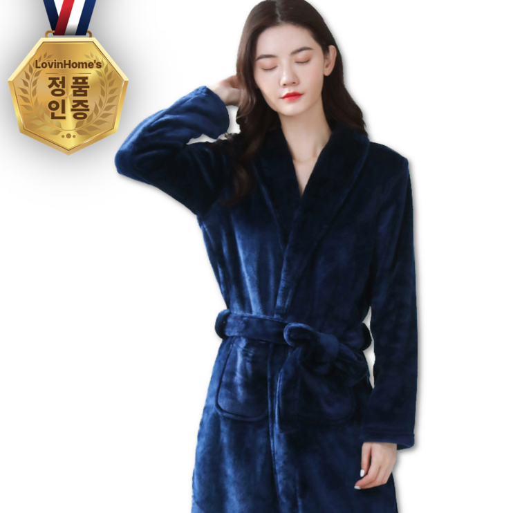 BEST 로빈홈즈 샤워가운 목욕가운 호텔, 1개, 엘레강스 딥블루 BEST 로빈홈즈 샤워가운 목욕가운 호텔, 1개, 엘레강스 딥블루