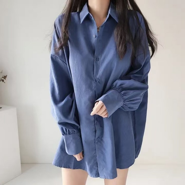 링클프리 루즈핏 셔츠 남방S
