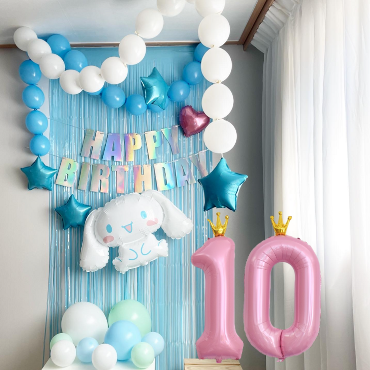 시나모롤 생일파티 풍선세트 2023 시나모롤 생일파티 풍선세트 2023
